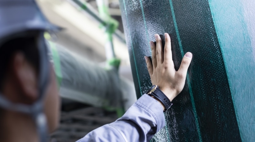 耐震補強工（連続繊維シート）